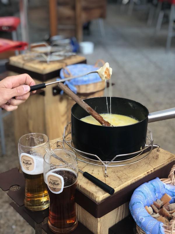 Fondue à la bière de la brasserie artisanale Alphand